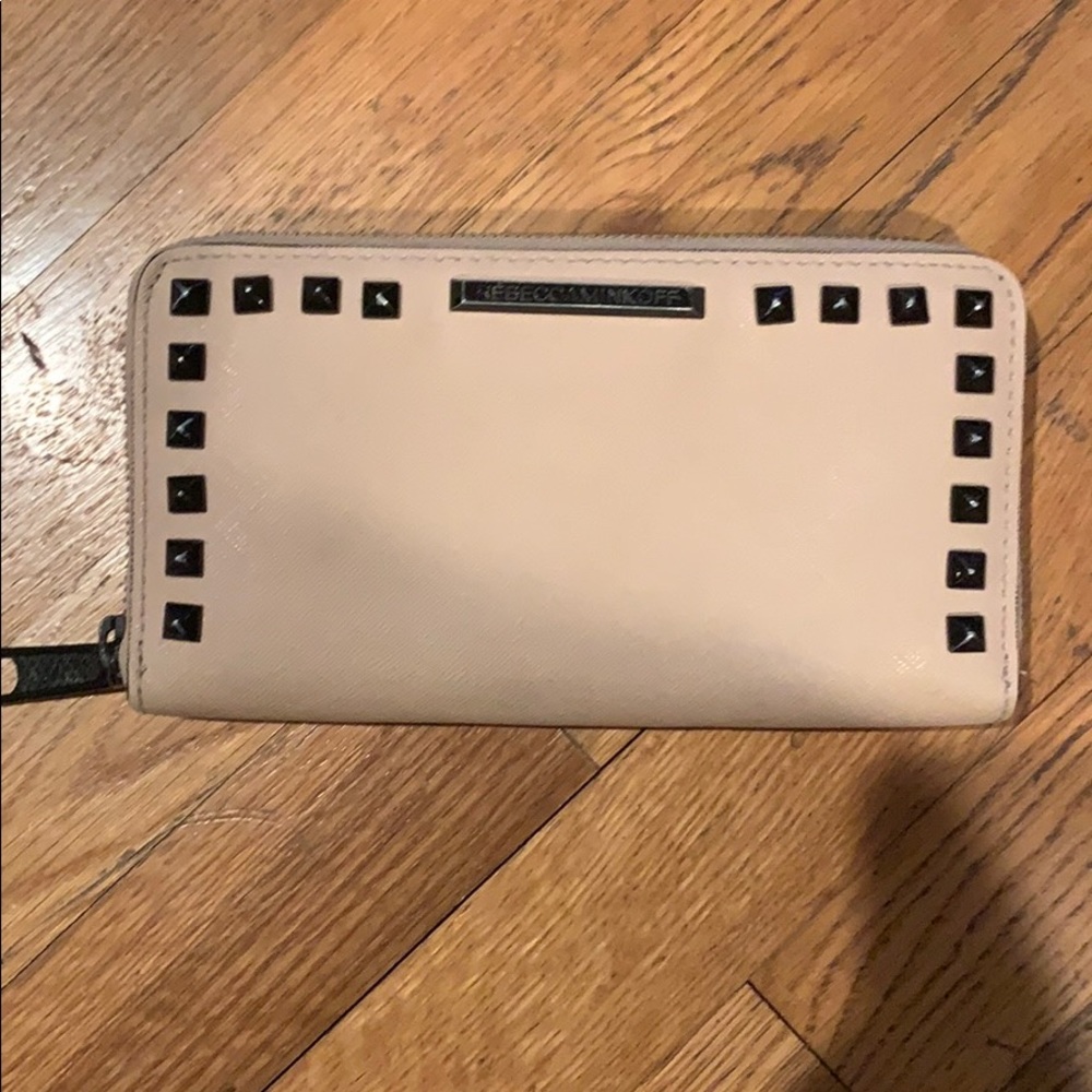 Rebecca Minkoff Zip around wallet light pink